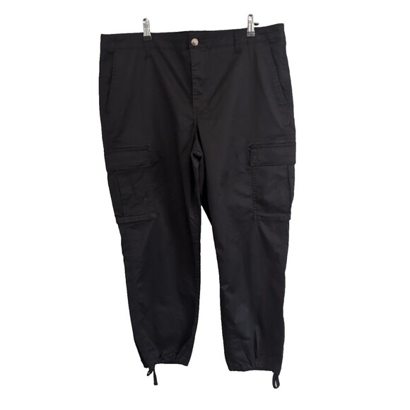 George Man's Cargo Black Pants Size 38 - Picture 1 of 8